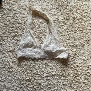 Free People Lace Halter Bralette Size Small - Used Condition